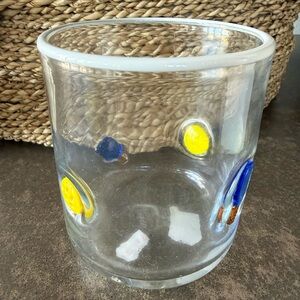 Anthropologie pickleball Icon Glass Tumbler NEW